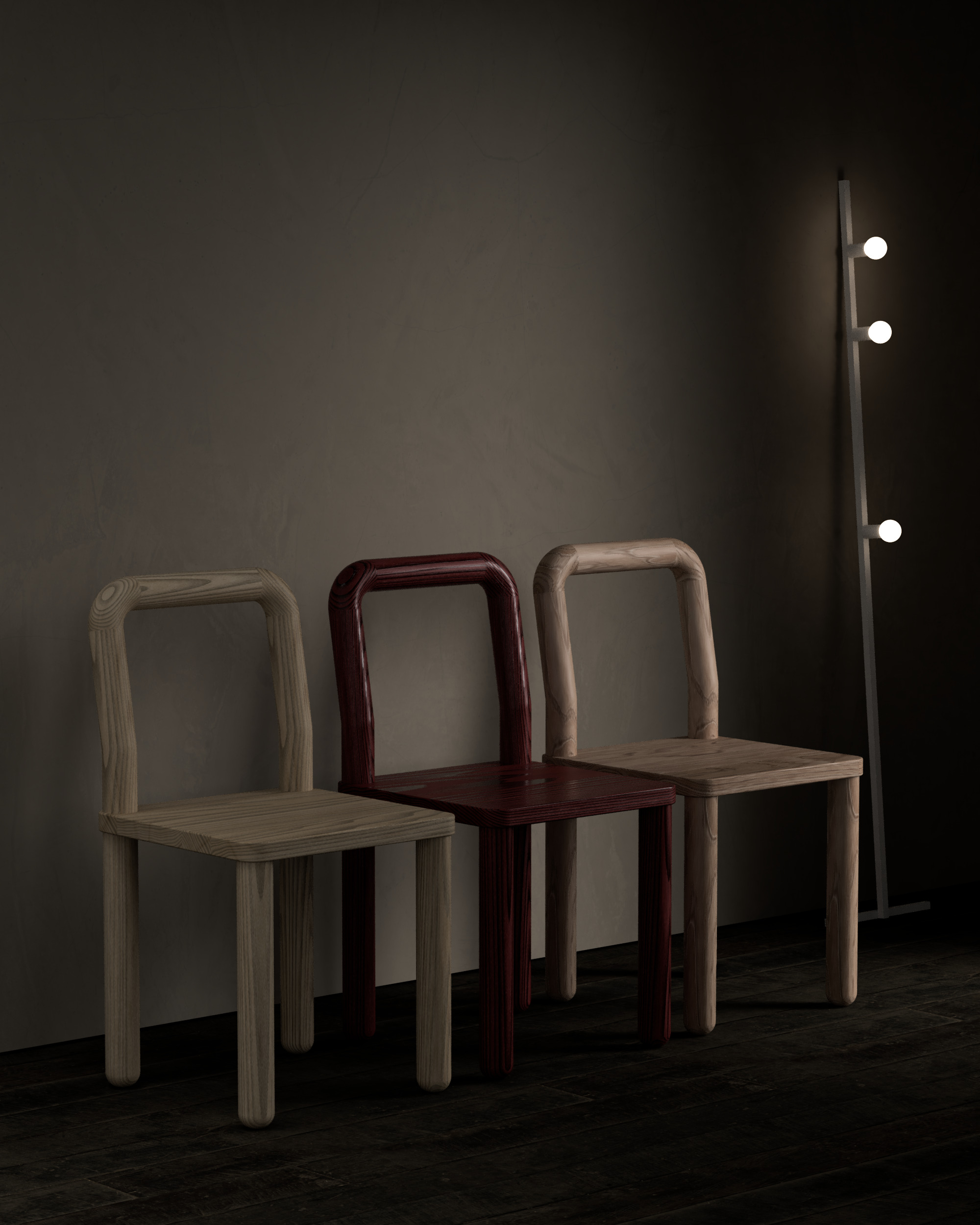 Rendering of Layout Dinning Chair