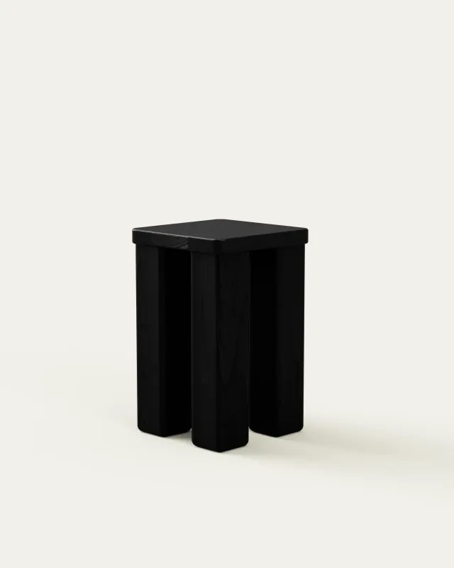 Temple - Tabouret de Comptoir Carré