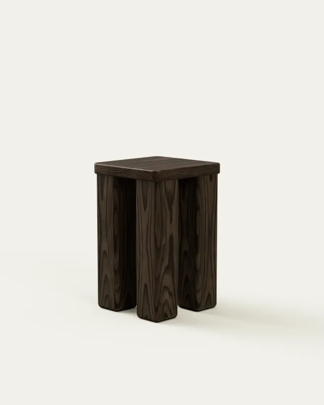 Temple - Tabouret de Comptoir Carré