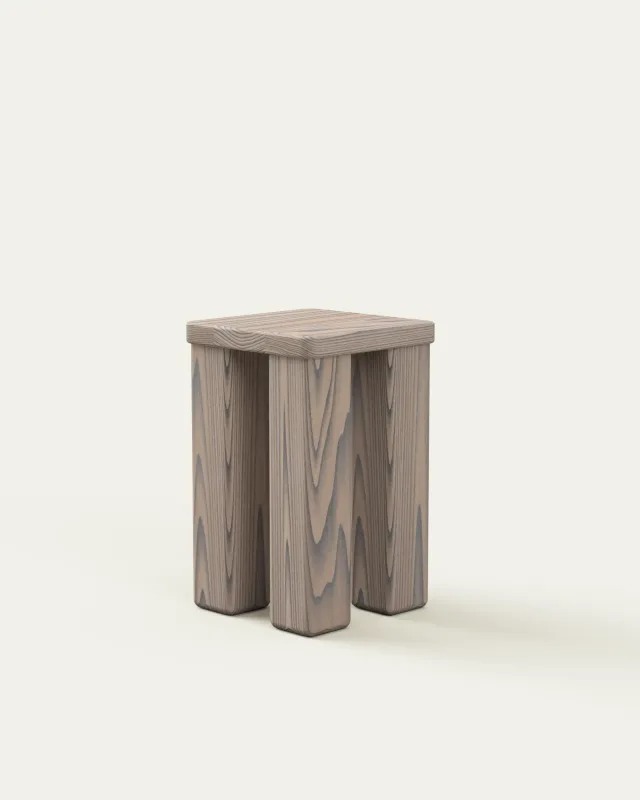 Temple - Tabouret de Comptoir Carré