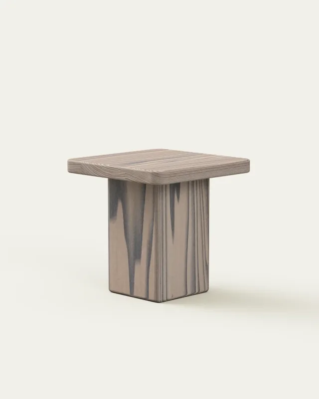 Temple - Table d'Appoint Carrée